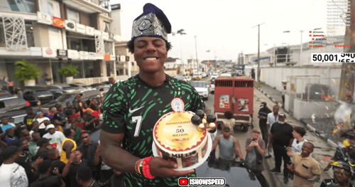 Ishow Speed Nigeria stream